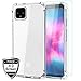Tmacker Google Pixel 4XL Case, Google Pixel 4 XL Phone Case with 2 Pack HD Soft Screen Protector,Soft TPU Crystal Transparent Slim Anti Slip Full-Body Protective Phone Case-Clear