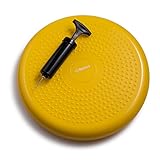 Inflated Stability Wobble Cushion, Including Free Pump / Exercise Fitness Core Balance Disc