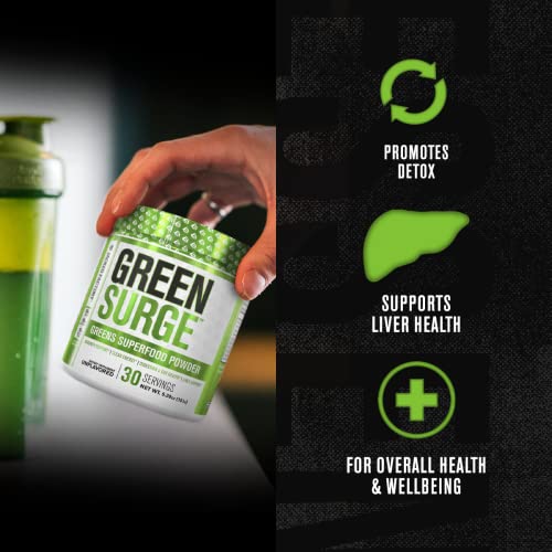 Jacked Factory Herbal Supplement Green Surge Superfood Powder Keto