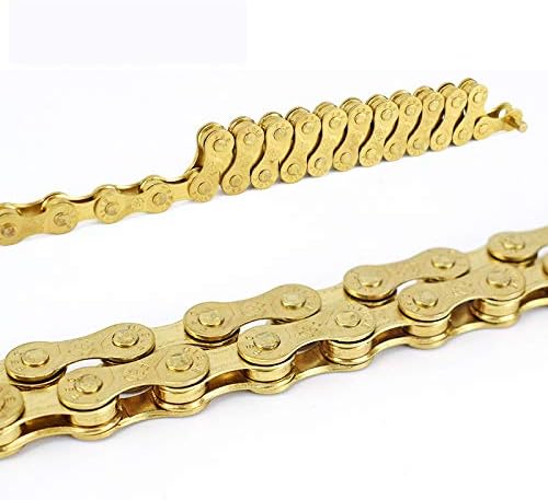 Samoda Chain 7 Speed - Bicycle Chain 8/24speed Road Bike Steel Made Variable-Speed Gold/Silver Mountain Accessories