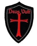 Deus Vult Cross Shield christian Templar Knight in
