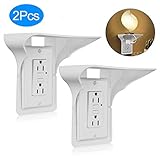 Outlet Shelf 2 Pack,Shelf Outlet,Wall Outlet Shelf,Power Perch,Dot Shelf,Power Shelf,Otlet Shelf,Utlet Shelf,Outlet With Shelf, Easy Install,Holds Up to 10 lbs