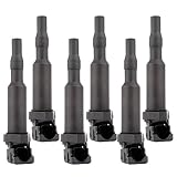 SCITOO Pack of 6 Ignition Coils fit for BMW 128i 328i 535i 550i 750i X5 X6 Z4 Mini Cooper 2007-2013 UF592 C1638