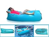 Tranquilo Turquoise Ripstop Nylon Outdoor Inflatable Waterproof Air Lounger