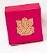Desi Favors Ganesh Sweet Boxes for Indian Sweets, Cookies, Goodies, Mithai, Candy, Gift Boxes Handmade Bulk Mithai Box, Favor Boxes for Wedding, Pooja, 2.95x2.95x1.37 Inch (Pack of 8)