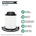 Crucial Vacuum Pre-Filter Replacement - Compatible with Dirt Devil Part # 1JW1100000 & 2JW1000000, Dirt Devil F16 HEPA Style Filter & Foam Pre-Filter - Durable, Compact, Washable (1 Pack)