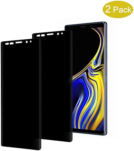 Mberce Galaxy Note 9 Privacy Screen Protector, [TPU Soft Film] Anti-Spy/Glare Anti-Scratch Smooth Touch[Fingerprint Support] Film for Samsung Galaxy Note 9【2 Pack】