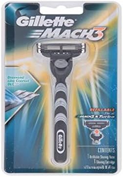 Gillette Mach3 Triple Blade Refillable Razor Pack of 1 pc.