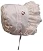 N'Ice Caps Baby Girl Fancy Double Brimmed Eyelet Bonnet