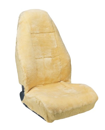 Eurow Sheepskin Seat Cover Universal Fit Premium Pelt - Champagne - Thumbnail 4