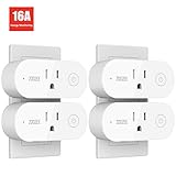 Smart Plug Wifi Outlet ZOOZEE Compatible With Alexa, Echo, Google Home and IFTTT, No Hub Required, Remote Control, with Timer Function