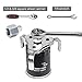 EASE2U E 3 Jaw Oil Filter Wrench Range 2-1/2 Inch from 4 Inch with Scratch Protection and Free Gloves Fits ⅜ and ½ inch Drive