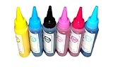 6x100ml Hotzone360 Brand High Quality Uv Dye Ink for Epson Printer Artisan 50 700 710 800 810 725 835 730 837