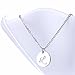 AOLO Discs Initial Pendant Necklace Friendship Jewelley L