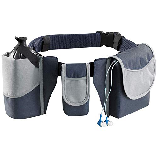 Lauf des Lebens Laufgürtel, Bewegliche Hüfttaschen, Jogging Lauftasche mit Trinkflaschen Halterung, Bauchtasche für Sport, Ve