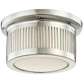 Hudson Valley Lighting Bangor LED Flush Mount - 6 Inches Wide by 3.25 Inches High-Polished Nickel Finish