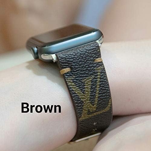 Apple Watch band Classic Brown L.V.Inspired for Apple Watch Series 1, 2, 3, 4, 5 Complimentary 2-Day Delivery