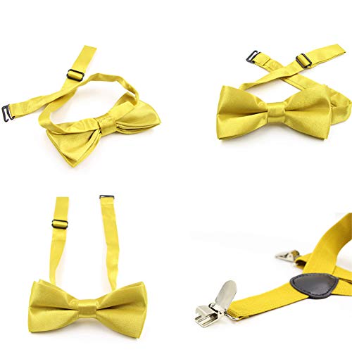 3 Hanerdun+Suspender+Bowtie+Adjustable+Girls