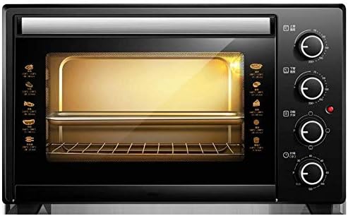HIZLJJ Extra Wide Convection Countertop Toaster Oven,Includes Bake Pan,Broil Rack & Toasting Rack,Stainless Steel Electric Oven Home Baking Small Multi-function