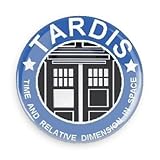 Doctor Who Tardis 1 Inch Button Dr