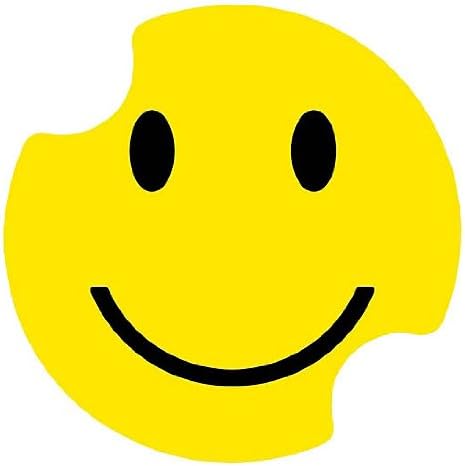 Smiley Face Car Drink Coasters - Style D5062