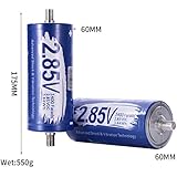 Maxwell DuraBlue car Audio Super Capacitor 2.85V 3400F Graphene Battery Hybrid car Battery Solar Power System (2.85V 3400FÃ—6pcs)