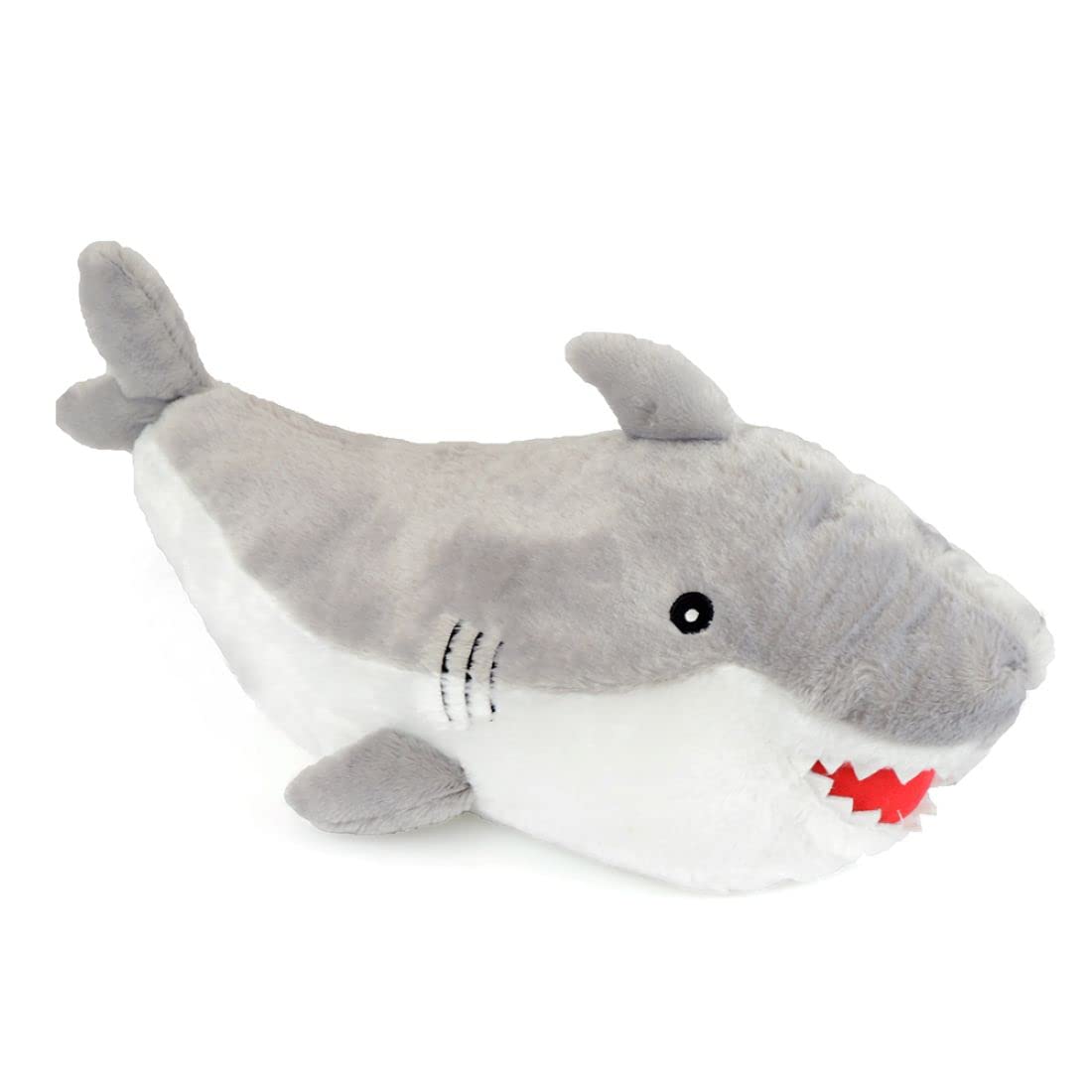 Follow That Dream 750ml Hot Water Bottle with Large 3D Plush Novelty Cover - Shark or Dinosaur (Shark), Multicoloured