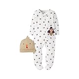 Just one you By Carter's Unisex Sleep-N-Play and Hat Set - Turkey (9 Months)