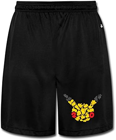 Guy Pikachu Pokemon Characters Mask Gym Shorts