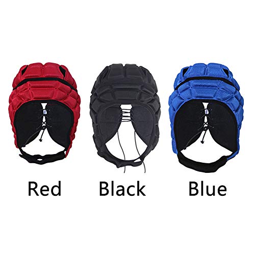 image for Lovt Kids Rugby Helmet, Soft Shell Protective Headgear Adjustable Rugb