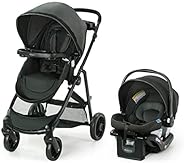 Graco Modes Element Travel System | Includes Baby Stroller with Reversible Seat, Extra Storage, Child Tray and