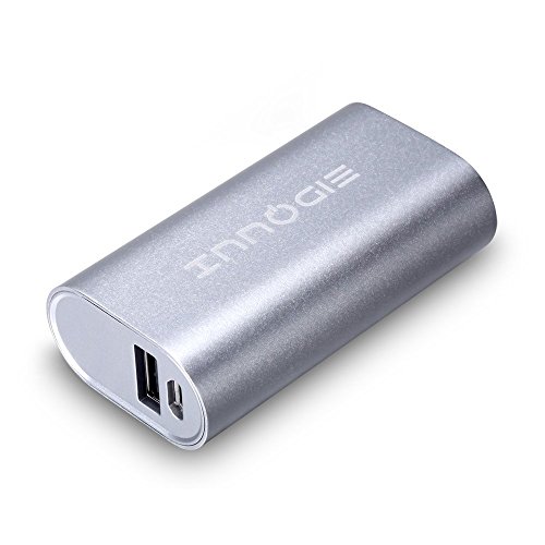 Innogie® eLite Series Unique 3200mAh Aluminum Portable Charger external battery pack backup power bank with 1.0A output for iPhone 6 Plus, iPhone 6, 5S, 5C, 5, 4S, iPad Air, mini (Lightning Adapter Not Included), Galaxy S6, S5, S4, S3, Note 3, Galaxy Tab 3, 2, Galaxy Gear, Nexus 4, 5, 7, 10, and other cellphones and Tablets (black/silver/golden)