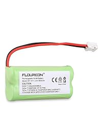 Floureon baterías recargables para teléfonos inalámbricos Vtech 6053 CS6219, Uniden BT1011, BT1018, BT1022, BT18433, BT18432, BT184342, BT28433, BT284342, Verde (Fruit green)
