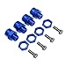 4pcs Aluminum 12mm to 17mm hex Wheel hub adapters 15mm Offset Extension for 1/10 Rc car Upgrade 1/8 Tires