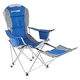 Wakeman Outdoors Camp Chair with Footrest-300lb