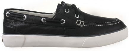 black polo boat shoes