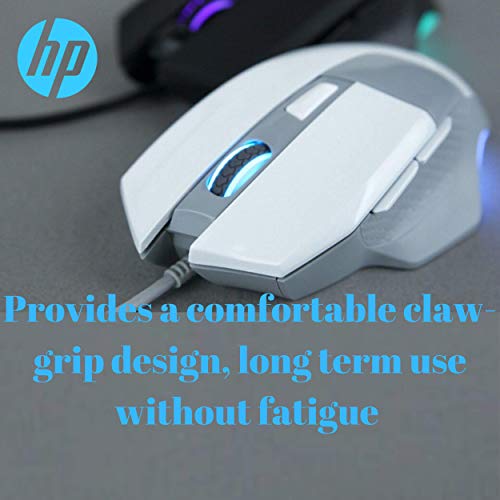 HP Gaming Mouse Wired, Ergonomic Game USB Computer Mice LED Lighting