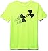 Under Armour Boys' Rising Pixelated Logo T-Shirt, Fuel Green (363), Youth X-Large