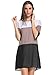 Choies Women's Patchwork Contrast Color Keyhole Back Half Sleeve Shift Dress
