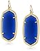 Kendra Scott Danielle Earrings Gold/Navy Cat'S Eye One Size