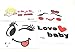 Kinteshun Photo Booth Props for Expectant Mothers,Pregnancy Facial Expressions Sticker Pregnant Women Baring Belly Bump Paster Unborn Baby Photographying Props(12 sheets with Different Expressions)