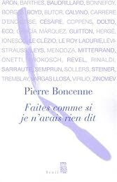 Faites comme si je n'avais rien dit