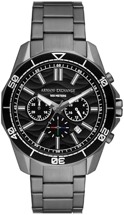 Amazon.com: Armani Exchange A｜X Men's Multifunction Black