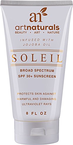 ArtNaturals Broad Spectrum Sunscreen with The Best Natural and Organic Ingredients, for All Skin Types, Gentle enough for Children, Kids and Babies, Infused Jojoba Oil, SPF 30, 6 oz.