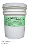 ANCHORSEAL 2 Hybrid Log & Lumber end Grain Sealer - Water-Based Wax & Polymer Prevents up to 90% of end Checking (Drying Splits) on Cut Ends. Green Wood Sealer for Turning Blanks & Bowls. (5 Gallon)