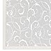 rabbitgoo Window Privacy Film, Decorative Static Cling Frosted Glass Film, Non-Adhesive Privacy Window Stickerfor Home Bathroom, Removable & Reusable, Flower Pattern, 35.4 x 78.7inches