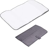 Lekebaby Foldable Travel Changing Mat Grey 70x41 cm Lightweight Padded