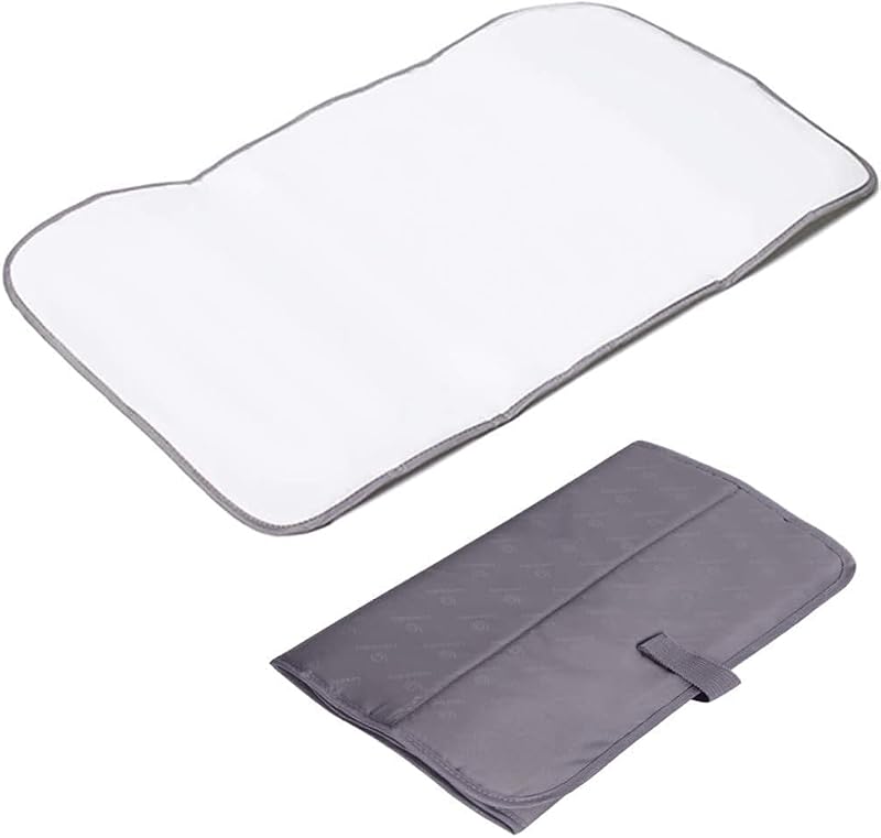 Lekebaby Foldable Travel Changing Mat Grey 70x41 cm Lightweight Padded