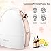 OLAXER Facial Steamer Nano Ionic Professional Face Steamer Sprayer with Aromatherapy Basket, Adjustable Nozzle, Hot & Cool Mist Moisturizing Humidifier Home Sauna, 180ML Water Tank