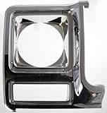 Evan-Fischer EVA18972010757 Headlight Door for Chevrolet Full Size Pickup Suburban 79-80 RH Chrome-Painted Dark Argent W/ Round Headlamps Right Side Replaces Partslink# GM2513104